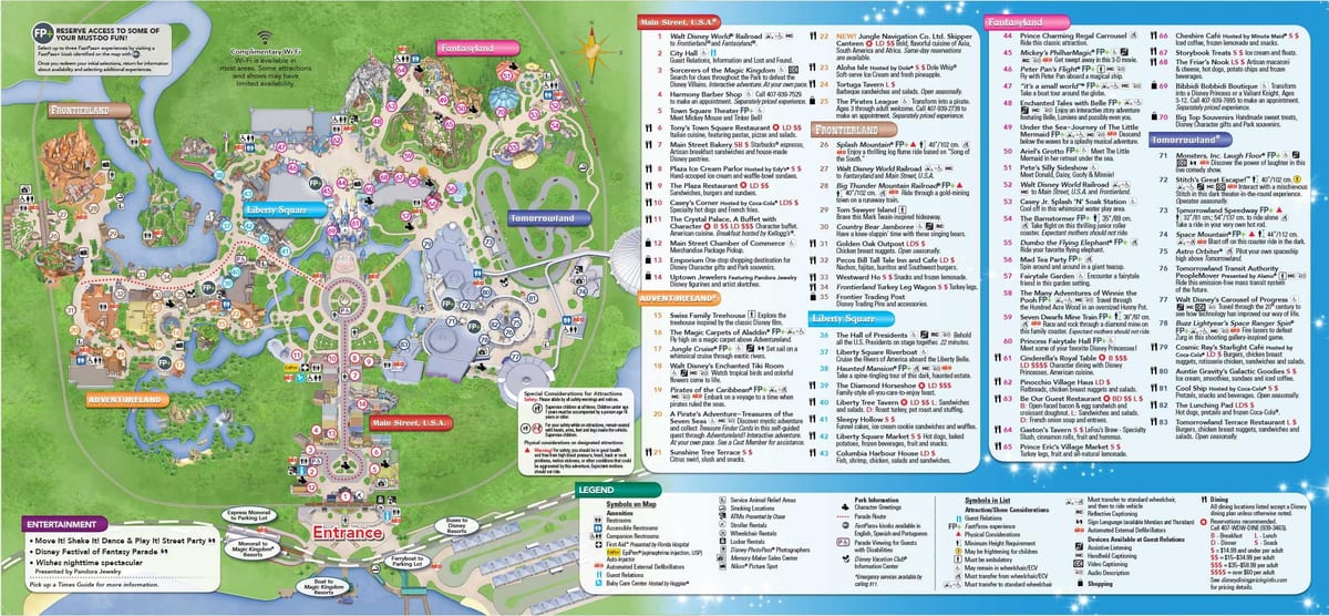 Disney bản đồ thế Giới Orlando