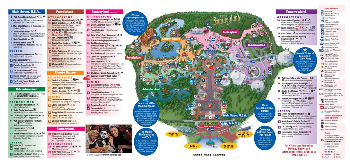 Disney bản đồ thế Giới Vương quốc phép Thuật