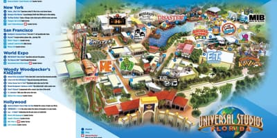 Orlando Hãng Universal bản đồ