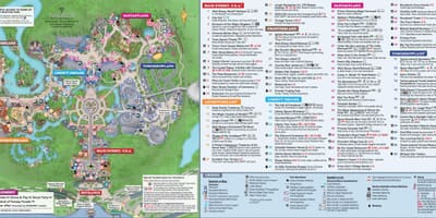 Disney thế Giới Vương quốc phép Thuật bản đồ