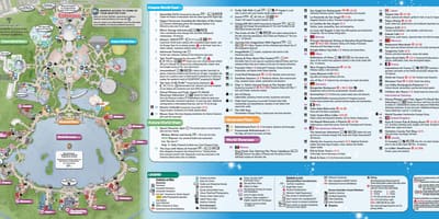 Bản đồ của EPCOT Disney thế Giới
