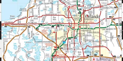 Orlando trên bản đồ