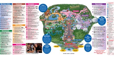 Disney bản đồ thế Giới Vương quốc phép Thuật