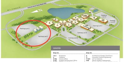 Valencia trong khuôn viên trường đại học west bản đồ